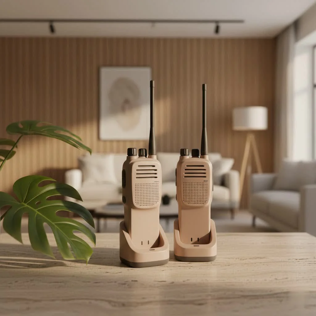 Selieve walkie talkies for kids in a vibrant outdoor setting